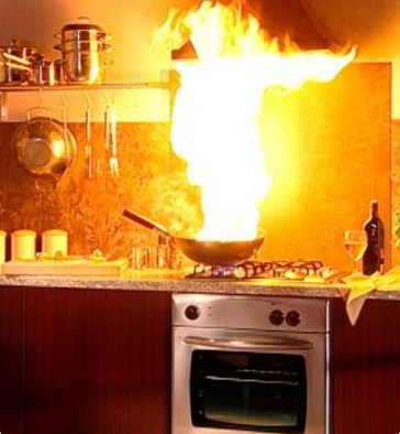 household fire